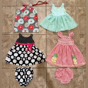 24 Month Girls Summer Dresses Bundle (Jessica Ann, Nanette Baby, Old Navy)